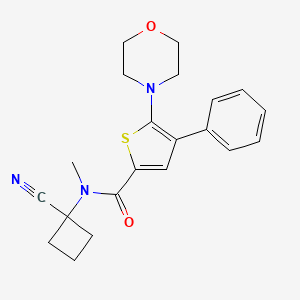 N-(1-cyanocyclobutyl)-N-methyl-5-(morpholin-4-yl)-4-phenylthiophene-2-carboxamide