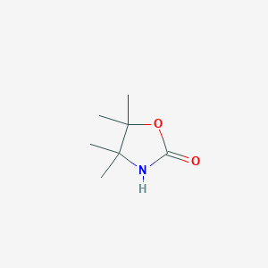 molecular formula C7H13NO2 B2424954 4,4,5,5-Tetramethyl-1,3-oxazolidin-2-one CAS No. 52856-03-8