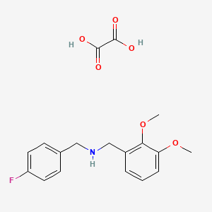 molecular formula C18H20FNO6 B2424961 (2,3-Dimethoxy-benzyl)-(4-fluoro-benzyl)-amine oxalate CAS No. 1158442-03-5