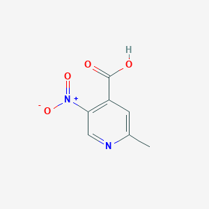 molecular formula C7H6N2O4 B2424968 2-Methyl-5-nitroisonicotinic acid CAS No. 342618-24-0