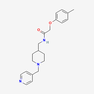B2425028 N-((1-(pyridin-4-ylmethyl)piperidin-4-yl)methyl)-2-(p-tolyloxy)acetamide CAS No. 953969-05-6