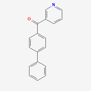molecular formula C18H13NO B2425139 3-(4-Phenylbenzoyl)pyridine CAS No. 123734-38-3