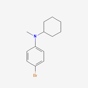 molecular formula C13H18BrN B2425155 4-bromo-N-cyclohexyl-N-methylaniline CAS No. 88799-11-5