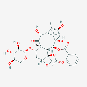 molecular formula C34H44O14 B024252 7-木糖基-10-去乙酰紫杉醇 III CAS No. 157664-03-4