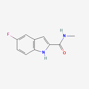 molecular formula C10H9FN2O B2425210 5-Fluoro-N-methyl-1H-indole-2-carboxamide CAS No. 518059-00-2