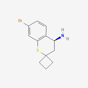 7'-Bromospiro[cyclobutane-1,2'-thiochroman]-4'-amine