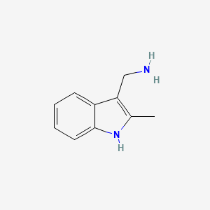 [(2-methyl-1H-indol-3-yl)methyl]amine hydrochloride
