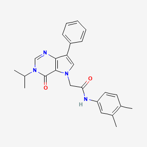 N-[2-(3,4-dihydroquinolin-1(2H)-yl)-2-oxo-1-phenylethyl]-2-(3-methoxyphenyl)acetamide