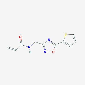 N-[(5-Thiophen-2-yl-1,2,4-oxadiazol-3-yl)methyl]prop-2-enamide