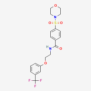 4-(morpholinosulfonyl)-N-(2-(3-(trifluoromethyl)phenoxy)ethyl)benzamide
