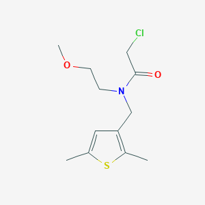 2-Chloro-N-[(2,5-dimethylthiophen-3-yl)methyl]-N-(2-methoxyethyl)acetamide