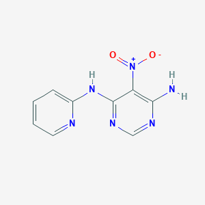 5-nitro-N-2-pyridinyl-4,6-pyrimidinediamine