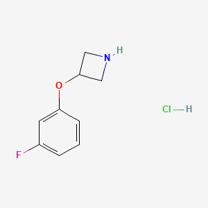 B2425297 3-(3-Fluorophenoxy)azetidine hydrochloride CAS No. 106860-03-1; 1236861-75-8