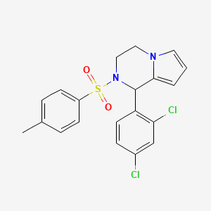 1-(2,4-Dichlorophenyl)-2-tosyl-1,2,3,4-tetrahydropyrrolo[1,2-a]pyrazine