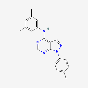 molecular formula C20H19N5 B2425311 N-(3,5-dimethylphenyl)-1-(4-methylphenyl)-1H-pyrazolo[3,4-d]pyrimidin-4-amine CAS No. 890940-62-2