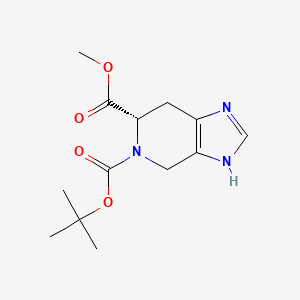 5-Tert-butyl 6-methyl (6S)-3H,4H,6H,7H-imidazo[4,5-C]pyridine-5,6-dicarboxylate