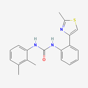 molecular formula C19H19N3OS B2425342 1-(2,3-Dimethylphenyl)-3-(2-(2-methylthiazol-4-yl)phenyl)urea CAS No. 1795420-60-8
