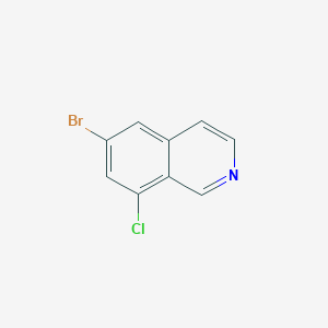 6-Bromo-8-chloroisoquinoline