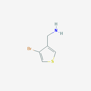 molecular formula C5H6BrNS B2425394 (4-Bromothiophen-3-yl)methanamine CAS No. 1510394-75-8