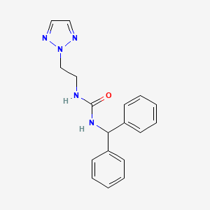 1-(2-(2H-1,2,3-triazol-2-yl)ethyl)-3-benzhydrylurea