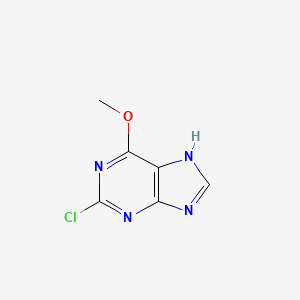 molecular formula C6H5ClN4O B2425465 2-Chloro-6-methoxypurine CAS No. 1198-46-5