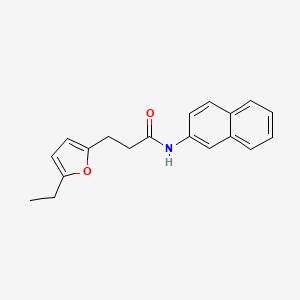 molecular formula C19H19NO2 B2425525 3-(5-ethylfuran-2-yl)-N-(naphthalen-2-yl)propanamide CAS No. 708251-56-3