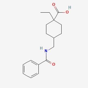 trans-4-(Benzamidomethyl)-1-ethylcyclohexanecarboxylic acid
