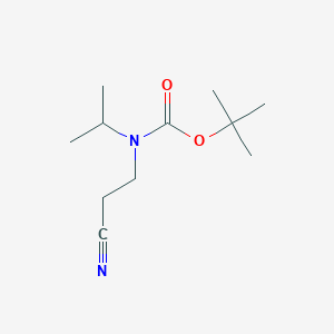 molecular formula C11H20N2O2 B2425594 tert-butyl N-(2-cyanoethyl)-N-(propan-2-yl)carbamate CAS No. 1247126-54-0