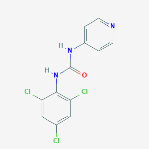 molecular formula C12H8Cl3N3O B024256 N-(4-Pyridyl)-N'-(2,4,6-trichlorophenyl)urea CAS No. 97627-27-5