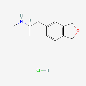 molecular formula C12H18ClNO B2425650 Ibf5map hydrochloride CAS No. 2551115-14-9