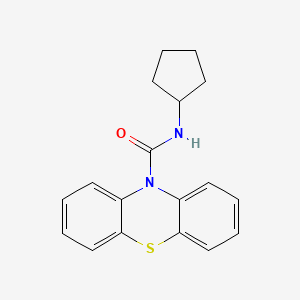 molecular formula C18H18N2OS B2425727 n-Cyclopentyl-10h-phenothiazine-10-carboxamide CAS No. 431998-75-3