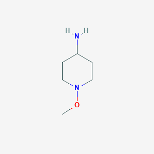 molecular formula C6H14N2O B2425782 1-Methoxypiperidin-4-amine CAS No. 1427275-07-7