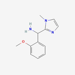 (2-methoxyphenyl)(1-methyl-1H-imidazol-2-yl)methanamine