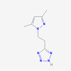 5-[2-(3,5-dimethyl-1H-pyrazol-1-yl)ethyl]-2H-tetrazole