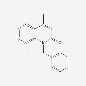1-benzyl-4,8-dimethyl-2(1H)-quinolinone