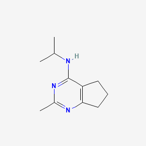 N-isopropyl-2-methyl-6,7-dihydro-5H-cyclopenta[d]pyrimidin-4-amine