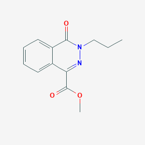 molecular formula C13H14N2O3 B2425858 Methyl 4-oxo-3-propyl-3,4-dihydrophthalazine-1-carboxylate CAS No. 565173-11-7