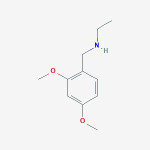 molecular formula C11H17NO2 B2425892 [(2,4-二甲氧基苯基)甲基](乙基)胺 CAS No. 418788-80-4