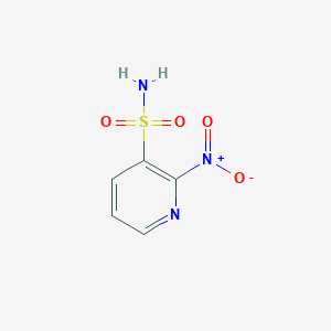molecular formula C5H5N3O4S B2425900 2-Nitropyridine-3-sulfonamide CAS No. 75903-61-6