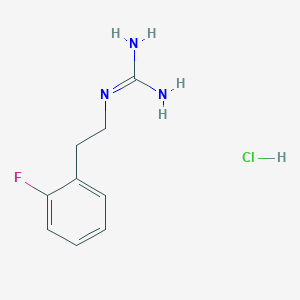 1-[2-(2-Fluorophenyl)ethyl]guanidine hydrochloride