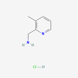 molecular formula C7H11ClN2 B2425929 (3-Methylpyridin-2-yl)methanamine hydrochloride CAS No. 153936-25-5; 153936-26-6; 357288-02-9