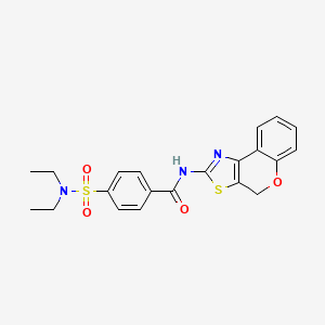 molecular formula C21H21N3O4S2 B2425962 N-(4H-chromeno[4,3-d]thiazol-2-yl)-4-(N,N-diethylsulfamoyl)benzamide CAS No. 681156-88-7