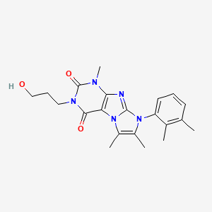 6-(2,3-Dimethylphenyl)-2-(3-hydroxypropyl)-4,7,8-trimethylpurino[7,8-a]imidazole-1,3-dione