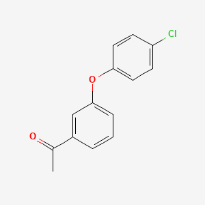 molecular formula C14H11ClO2 B2425987 1-[3-(4-Chlorophenoxy)phenyl]ethan-1-one CAS No. 56911-59-2