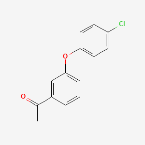1-[3-(4-Chlorophenoxy)phenyl]ethan-1-one