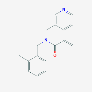 N-[(2-Methylphenyl)methyl]-N-(pyridin-3-ylmethyl)prop-2-enamide
