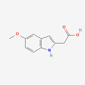 molecular formula C11H11NO3 B2426128 2-(5-methoxy-1H-indol-2-yl)acetic acid CAS No. 1018591-50-8