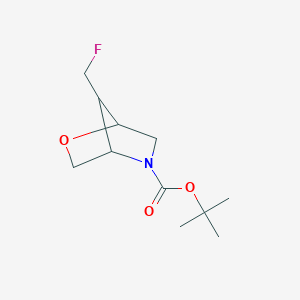 molecular formula C11H18FNO3 B2426157 Tert-butyl 7-(fluoromethyl)-2-oxa-5-azabicyclo[2.2.1]heptane-5-carboxylate CAS No. 1935972-25-0