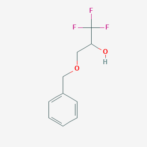 molecular formula C10H11F3O2 B2426184 3-(benzyloxy)-1,1,1-trifluoropropan-2-ol CAS No. 149902-20-5