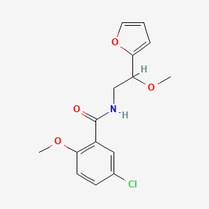 5-chloro-N-(2-(furan-2-yl)-2-methoxyethyl)-2-methoxybenzamide